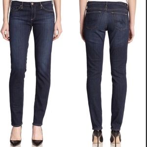 AG Adriano GoldSchmied Jeans Skinny The Stilt Cigarette EUC 24 Dark Excellent…